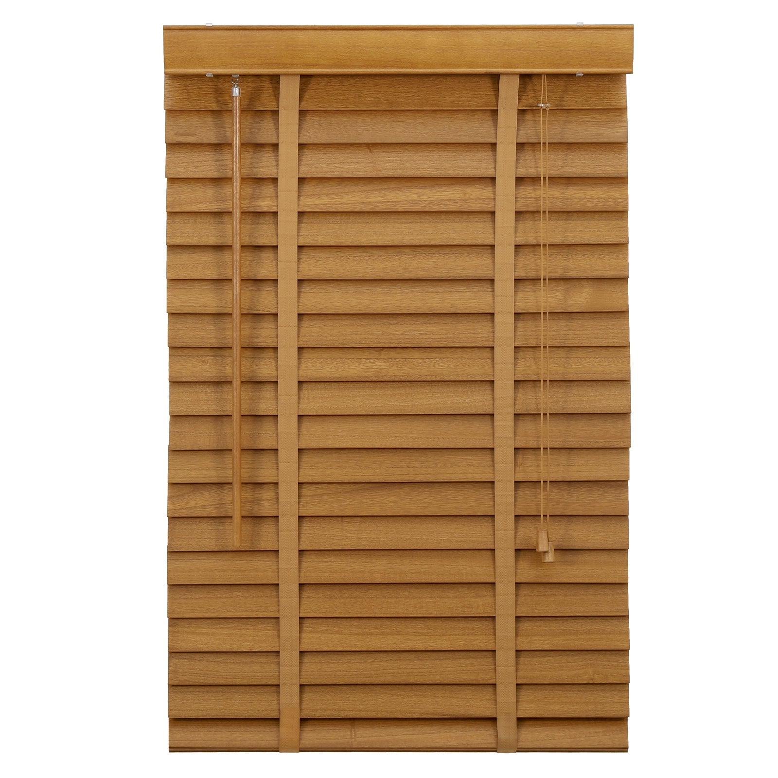 Sekey Jalousie aus Echtholz- Eichenfarbe - 50 mm Lamellen mit natürlicher Holzoptik Sekey