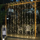 Salcar 2x2m/2x3m/6x3m LED Lichtervorhang, 160/240/600 LEDs, 31V GS-zertifizierte Stromversorgung Sekey