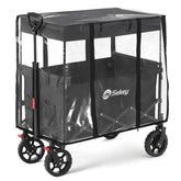 Sekey Bollerwagen Regenschutz, 75x50x65cm Sekey