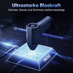 Salcar Elektrischer Air Duster X3 mit 130.000 U/min – Tragbares & Wiederaufladbares Staubgebläse mit 3 Stufen, Turbotaste & Super-Power für PC, Auto & Haushalt Salcar