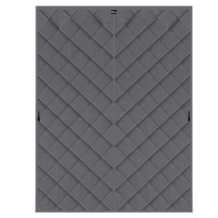 Sekey Thermo Türvorhang mit Magnetverschluss, Baumwoll-Polyester Türvorhang, Wärmeschutz & Energiesparvorhang, Zugluftstopper, Klettverschluss ohne Bohren, für Winter