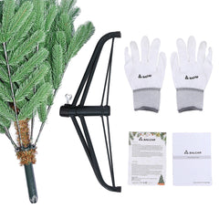 Salcar Artificial Christmas Tree made of 100% PE – Realistic fir branches, dense look &amp; stable metal stand – 150 / 180 / 210 cm