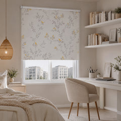 Sekey Verdunklungsrollo mit Muster – Seitenzugrollo Klemmfix ohne Bohren, stufenlos verstellbar, 4 Designs, Sicht- & Sonnenschutz