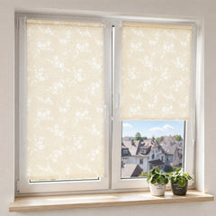 Sekey Seitenzugrollo Klemmfix ohne Bohren – Dekoratives Rollo mit Muster, Lichtschutz & Sichtschutz, 4 Designs, stufenlos verstellbar