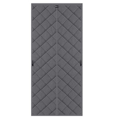 Sekey Thermo Türvorhang mit Magnetverschluss, Baumwoll-Polyester Türvorhang, Wärmeschutz & Energiesparvorhang, Zugluftstopper, Klettverschluss ohne Bohren, für Winter