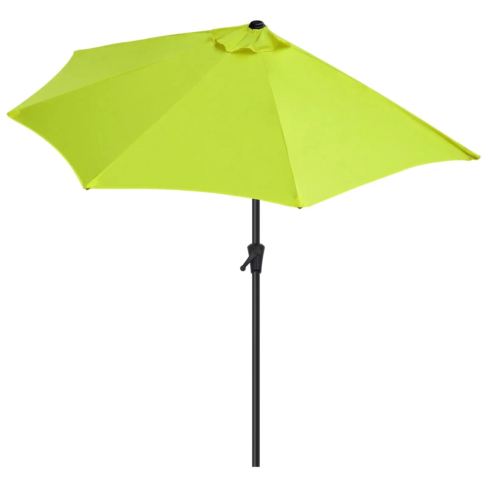 Sekey 270 cm Halbrund Sonnenschirm mit Kurbel, Sonnenschutz UV50+ Sekey