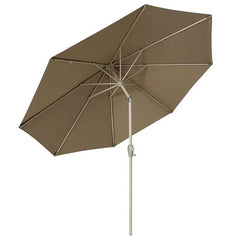 Sekey 300 cm Sonnenschirm mit Kurbel, Sonnenschutz UV50+, aus Holz-Metall Sekey