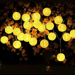 Salcar 3m/5m/10m/15m/20m LED Laternen-Lichterkette, 10/20/40/50/80 LEDs, 31V GS-zertifizierte Stromversorgung Salcar