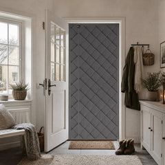 Sekey Thermo Türvorhang mit Magnetverschluss, Wärmeschutz & Energiesparvorhang aus Baumwoll-Polyester, Zugluftstopper für Balkon-, Terrassen- & Wohnungstüren