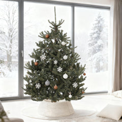 Salcar Artificial Nordmann Fir Christmas Tree – Ultra-realistic, 180 cm / 210 cm, 1118 / 1512 tips, Dense &amp; Durable for Indoor and Outdoor Use