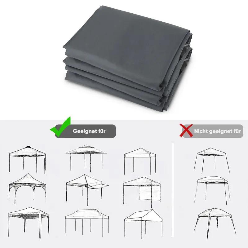 Sekey 3×3m Seitenwand für Pavillon, 2er Set, mit 2 Fenster Sekey
