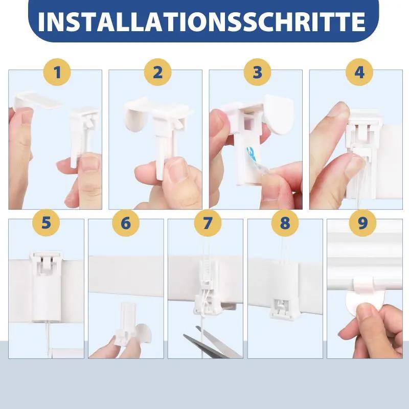 Sekey Plissee Day+Night ohne Bohren, 100% Verdunkelung, einfarbig Sekey