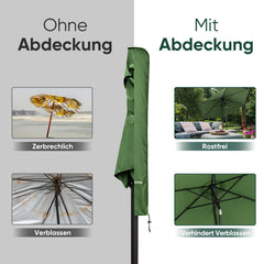 Sekey 140 x 25,5/27 cm Schutzhülle für 200 cm Sonnenschirm, aus Polyester-Gewebe