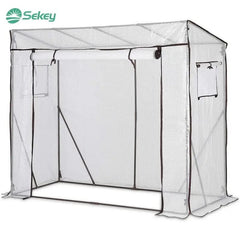 Sekey Foliengewächshaus mit Schrägdach, 200 cm x 77 cm x 146/169 cm Sekey