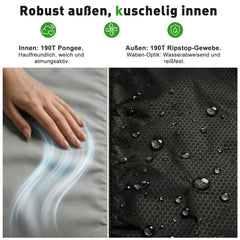 Sekey 4-Jahreszeiten Mumienschlafsack Erwachsene – 1,7 kg Schlafsack mit Anti-Klemm-Reißverschluss, wasserabweisend & atmungsaktiv, Komforttemperatur +5 °C, für Camping, Trekking & Outdoor