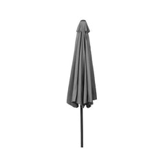 Sekey 270 cm Halbrund Sonnenschirm mit Kurbel, Sonnenschutz UV50+ Sekey