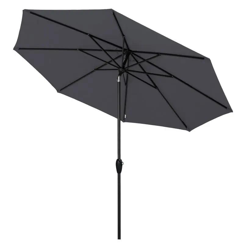Sekey 300 cm Sonnenschirm mit Kurbel, Sonnenschutz UV50+ Sekey