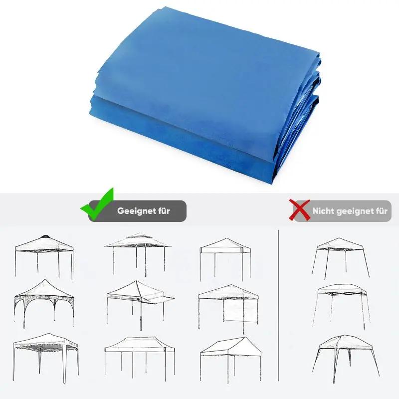 Sekey 3×3m Seitenwand für Pavillon, 2er Set, mit 2 Fenster Sekey