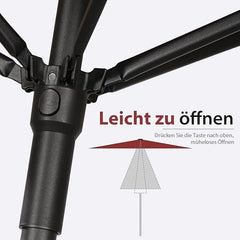 Sekey 180 x 130 cm balcony umbrella rectangular, sun protection UV50+