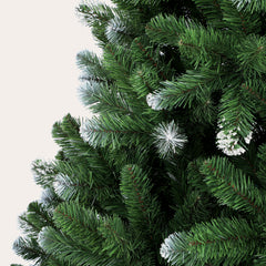 SALCAR Artificial Christmas Tree with Snow – 120/150/180/210 cm Christmas Tree, Deceptively Realistic, with Metal Stand, PVC Christmas Tree for Indoor &amp; Outdoor Use