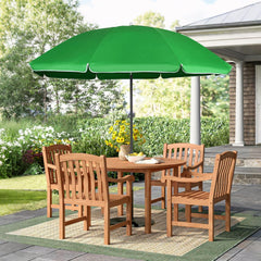 Sekey Sonnenschirm Ø180 cm mit UPF50+ – windstabiler Strand- & Balkonschirm mit Neigefunktion, wasserdicht, inkl. Schutzhülle, GRS-recycelter Bezug