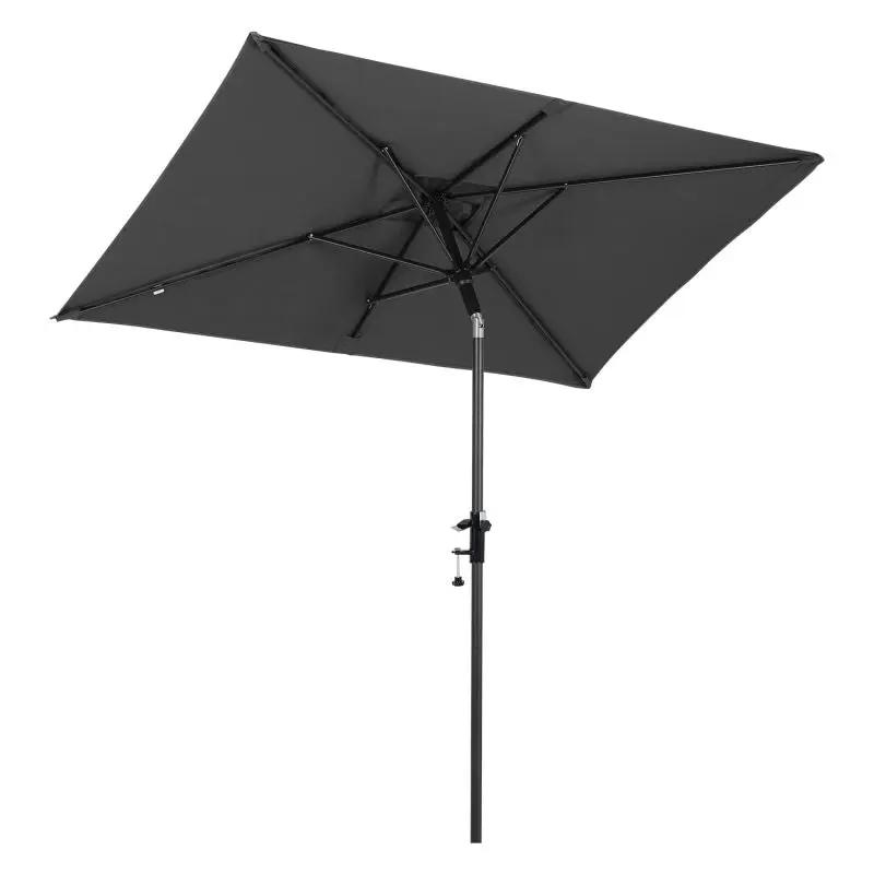 Sekey 200 x 125 cm Balkonschirm Rechteckig mit Balkongeländer, Sonnenschutz UV50+ Sekey