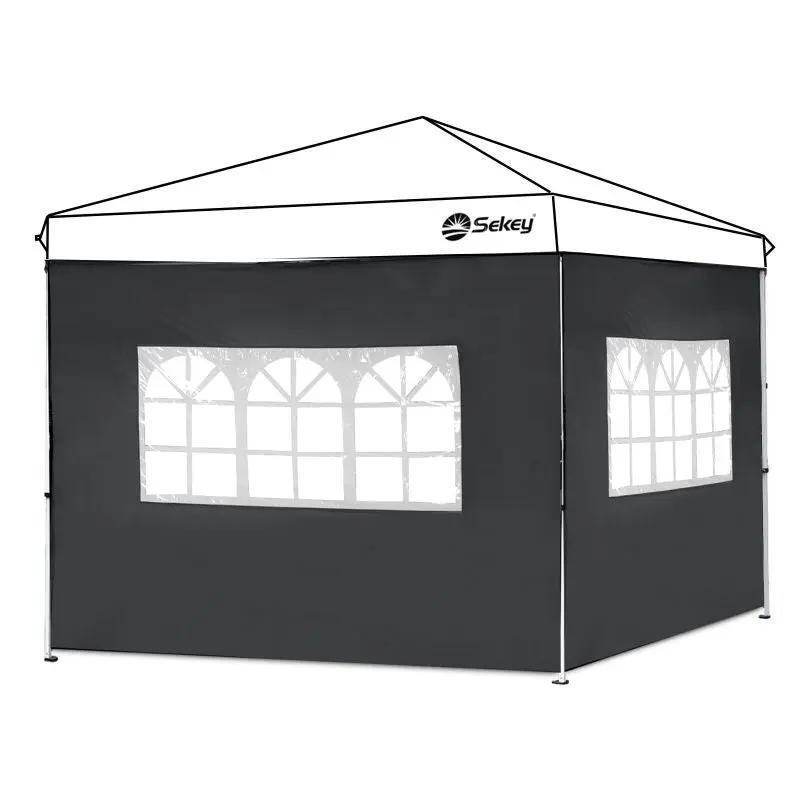 Sekey 3×3m Seitenwand für Pavillon, 2er Set, mit 2 Fenster Sekey