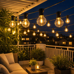 LED Solar Lichterkette für Balkon