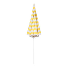 Sekey Sonnenschirm Ø160 cm rund mit Tragetasche & Bodenhülse, für Balkon & Strand