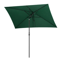 Sekey 300 x 200 cm aluminum parasol with crank, sun protection UV50+