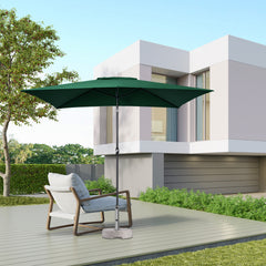 Sekey 300 x 200 cm aluminum parasol with crank, sun protection UV50+