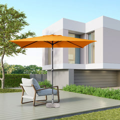Sekey 300 x 200 cm aluminum parasol with crank, sun protection UV50+