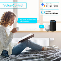 Salcar TRV603 Smartes Heizkörperthermostat WLAN 3er Set – Programmierbares WiFi Thermostat mit Tuya Smart App, kompatibel mit Amazon Alexa & Google Assistant, ohne Gateway