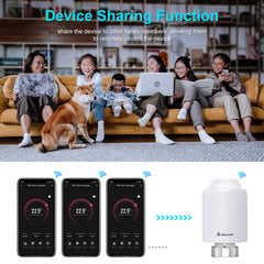 Salcar TRV603 Smartes Heizkörperthermostat WLAN 3er Set – Programmierbares WiFi Thermostat mit Tuya Smart App, kompatibel mit Amazon Alexa & Google Assistant, ohne Gateway
