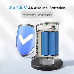 Salcar TRV706W Smartes Heizkörperthermostat 3er Set – WLAN Thermostat mit Tuya App, programmierbar, kompatibel mit Amazon Alexa & Google Home, ohne Gateway, inkl. 9 Batterien