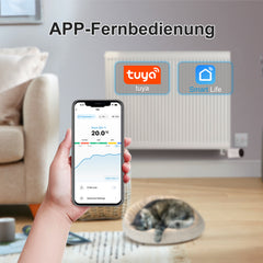 Salcar TRV706W Smartes Heizkörperthermostat 3er Set – WLAN Thermostat mit Tuya App, programmierbar, kompatibel mit Amazon Alexa & Google Home, ohne Gateway, inkl. 9 Batterien