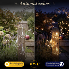 Salcar LED Solar Feuerwerk Lichterkette Außen – 75 LEDs, 8 Modi, Warmweiß Garten- & Weihnachtsdeko