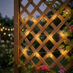Salcar LED Solar Feuerwerk Lichterkette Außen – 75 LEDs, 8 Modi, Warmweiß Garten- & Weihnachtsdeko