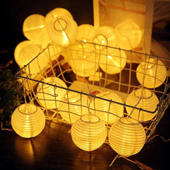 Salcar LED Laternen Lichterkette Outdoor mit Batterie – Timer & 8 Modi, Wetterfest für Hochzeit, Garten, Balkon, Terrasse Salcar
