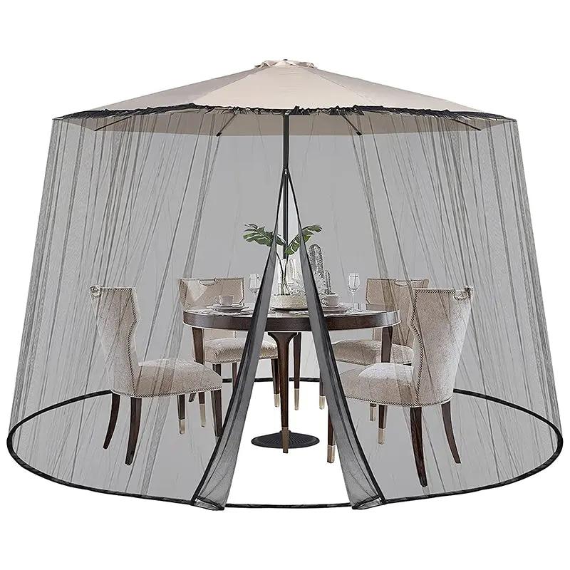 Sekey Moskitonetz Verstellbares Insektenschutz für 250-300 cm Sonnenschirme Pavillon Sekey