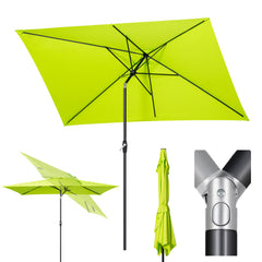 Sekey 300 x 200 cm aluminum parasol with crank, sun protection UV50+