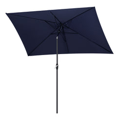 Sekey 300 x 200 cm aluminum parasol with crank, sun protection UV50+