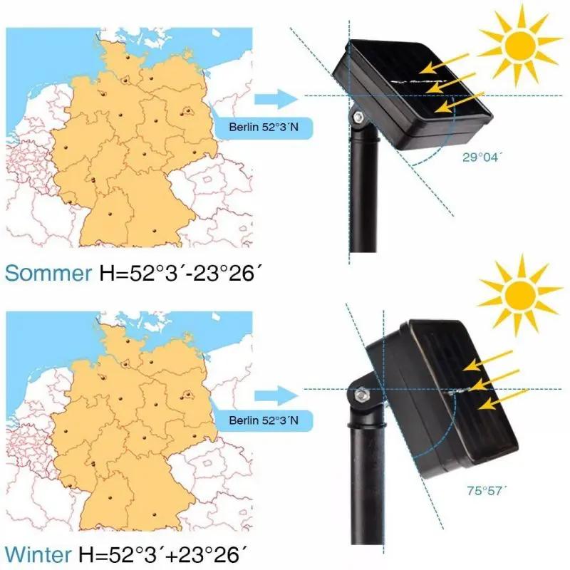 Salcar 10 m LED Solar Lampion Lichterkette, 40 LEDs Salcar