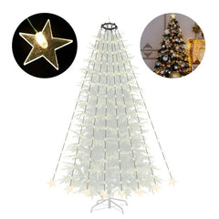 Salcar 1,5 m LED Lichterkette für Weihnachtsbaum, 120 LEDs, mit Fernbedienung, USB-betrieben Salcar