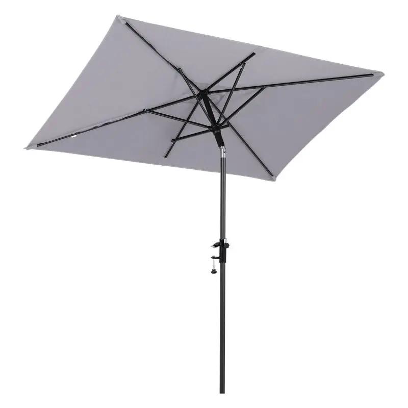 Sekey 200 x 125 cm Balkonschirm Rechteckig mit Balkongeländer, Sonnenschutz UV50+ Sekey
