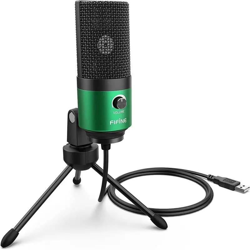 Fifine USB Kondensator Mikrofon mit Ständer, K669B Sekey